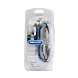 Bandridge 200 cm 3RCA Audio Video Component Cable (Grey/Black) Bandridge 200 cm 3RCA Audio Video Component Cable (Grey/Black)_1
