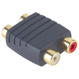 Bandridge 2RCA Audio Coupler (Grey) Bandridge 2RCA Audio Coupler (Grey)_1