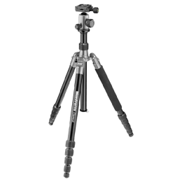 Manfrotto 164 cm Height Traveller Tripod Big with Ball Head (MKELEB5GY-BH, Grey) Manfrotto 164 cm Height Traveller Tripod Big with Ball Head (MKELEB5GY-BH, Grey)_1