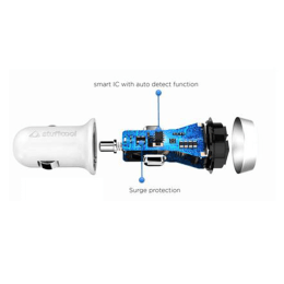 Stuffcool Drive It 2.4 Amp Dual USB Car Charging Adapter with Cable (CKATOMMI-WHT, White) Stuffcool Drive It 2.4 Amp Dual USB Car Charging Adapter with Cable (CKATOMMI-WHT, White)_7