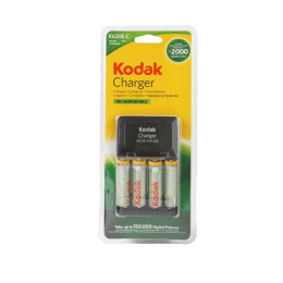 Kodak Camera Battery Charger with 4 Batteries (K620c, Black) Kodak Camera Battery Charger with 4 Batteries (K620c, Black)_1