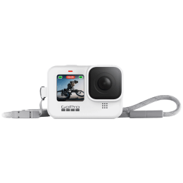 GoPro Sleeve Plus Lanyard For Hero 9 (Adjustable Lanyard, ADSST-002, White) GoPro Sleeve Plus Lanyard For Hero 9 (Adjustable Lanyard, ADSST-002, White)_1
