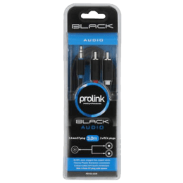 Ultra 150 cm 3.5mm Stereo to 2RCA Audio Cable (UL103-0150, Black) Ultra 150 cm 3.5mm Stereo to 2RCA Audio Cable (UL103-0150, Black)_2