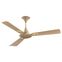 Buy Crompton Aura 120cm 3 Blade Ceiling Fan Anti Dust Technology Designer 2d Golden Online Croma