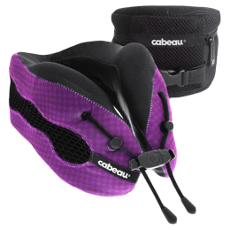 Cabeau Evolution Cool Travel Neck Pillow (TPEC2818, Black/Purple) Cabeau Evolution Cool Travel Neck Pillow (TPEC2818, Black/Purple)_1