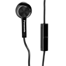 Panasonic In-Ear Wired Earphones with Mic (TCM105E, Black) Panasonic In-Ear Wired Earphones with Mic (TCM105E, Black)_2