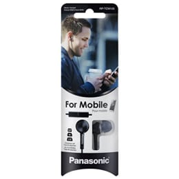 Panasonic In-Ear Wired Earphones with Mic (TCM105E, Black) Panasonic In-Ear Wired Earphones with Mic (TCM105E, Black)_4