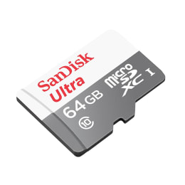 Sandisk Ultra 64GB MicroSD Memory Card (SDSQUNB-064G-GN3MN, White/Grey) Sandisk Ultra 64GB MicroSD Memory Card (SDSQUNB-064G-GN3MN, White/Grey)_2