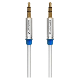 Ultraprolink 150 cm 3.5mm Stereo Aux Cable (UL107WHT-0150, White) Ultraprolink 150 cm 3.5mm Stereo Aux Cable (UL107WHT-0150, White)_1