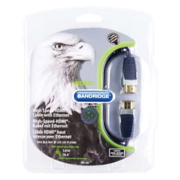 Bandridge 500 cm HDMI (Type-A) Cable with Ethernet HDMI Connector (SVL1205, Black) Bandridge 500 cm HDMI (Type-A) Cable with Ethernet HDMI Connector (SVL1205, Black)_1