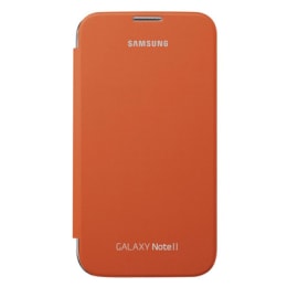 Samsung Galaxy Note 2 Flip Cover (Orange) Samsung Galaxy Note 2 Flip Cover (Orange)_1