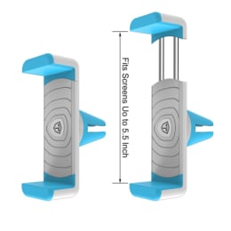 Tukzer Air-Vent 5 Inch Extendable Car Mount (TZ-AC-102, Blue/White) Tukzer Air-Vent 5 Inch Extendable Car Mount (TZ-AC-102, Blue/White)_2