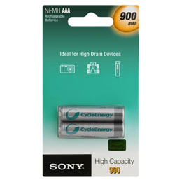 Sony 900 mAh Rechargeable Battery (NHAAA-B2EN/C AE, Grey) (Pack of 2) Sony 900 mAh Rechargeable Battery (NHAAA-B2EN/C AE, Grey) (Pack of 2)_1