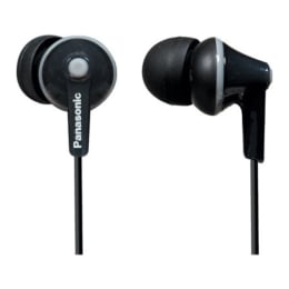 Panasonic In-Ear Wired Earphones with Mic (RP-TCM125E-K, Black) Panasonic In-Ear Wired Earphones with Mic (RP-TCM125E-K, Black)_1