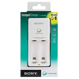 Sony Battery Compact Charger (BCG-34HWN//CEU8, White) Sony Battery Compact Charger (BCG-34HWN//CEU8, White)_1