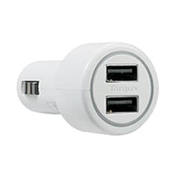 Targus Dual USB Car Charging Adapter (APD0502AP, White) Targus Dual USB Car Charging Adapter (APD0502AP, White)_1