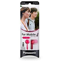 Panasonic In-Ear Wired Earphones with Mic (RP-TCM105E-P, Pink) Panasonic In-Ear Wired Earphones with Mic (RP-TCM105E-P, Pink)_4