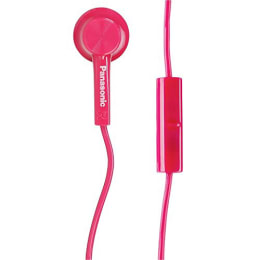 Panasonic In-Ear Wired Earphones with Mic (RP-TCM105E-P, Pink) Panasonic In-Ear Wired Earphones with Mic (RP-TCM105E-P, Pink)_2