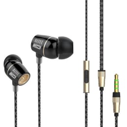 Altec Lansing In-Ear Wired Earphones with Mic (Earc60, Black) Altec Lansing In-Ear Wired Earphones with Mic (Earc60, Black)_1