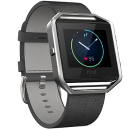 Fitbit Buckle Closure Leather Small Blaze Band (FB159LBBKS, Black) Fitbit Buckle Closure Leather Small Blaze Band (FB159LBBKS, Black)_4