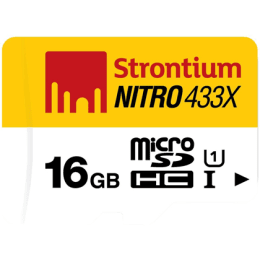 Strontium Nitro 16GB Class 10 MicroSDHC Memory Card (SRN16GTFU1R, Silver) Strontium Nitro 16GB Class 10 MicroSDHC Memory Card (SRN16GTFU1R, Silver)_1