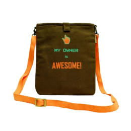 Clean Planet Canvas Sling Bag for 7" Tablets (CP_COVERS_TAB_CANV, Brown) Clean Planet Canvas Sling Bag for 7" Tablets (CP_COVERS_TAB_CANV, Brown)_2