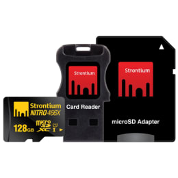 Strontium Nitro 128GB USB 2.0 OTG MicroSD Memory Card (STR3N1128, Black) Strontium Nitro 128GB USB 2.0 OTG MicroSD Memory Card (STR3N1128, Black)_1