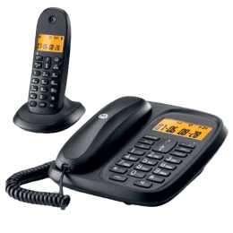 Motorola Corded and Cordless Combo Phone (CL101 I, Black) Motorola Corded and Cordless Combo Phone (CL101 I, Black)_1