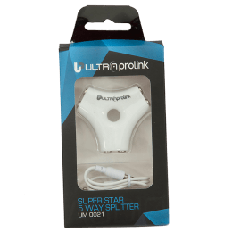 Ultraprolink 3.5mm Stereo Aux Splitter (UM0021, White) Ultraprolink 3.5mm Stereo Aux Splitter (UM0021, White)_2
