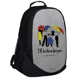 The Souled Store F.R.I.E.N.D.S- I'll Be There You Travel Backpack (Black) The Souled Store F.R.I.E.N.D.S- I'll Be There You Travel Backpack (Black)_2