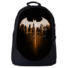 The Souled Store Batman Logo Travel Backpack (Black) The Souled Store Batman Logo Travel Backpack (Black)_1