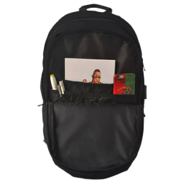 The Souled Store Batman Logo Travel Backpack (Black) The Souled Store Batman Logo Travel Backpack (Black)_5