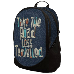 The Souled Store Road Less Traveled 25 Litres Laptop Backpack (Blue/Black) The Souled Store Road Less Traveled 25 Litres Laptop Backpack (Blue/Black)_2