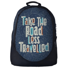 The Souled Store Road Less Traveled 25 Litres Laptop Backpack (Blue/Black) The Souled Store Road Less Traveled 25 Litres Laptop Backpack (Blue/Black)_1