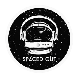 The Souled Store Spaced Out Sticker (Black) The Souled Store Spaced Out Sticker (Black)_1