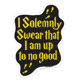 The Souled Store Harry Potter Mischief Managed Sticker (Gold/Black) The Souled Store Harry Potter Mischief Managed Sticker (Gold/Black)_1