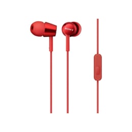 red headphones sony