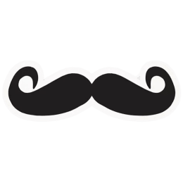The Souled Store Got Moustache? Sticker (Black) The Souled Store Got Moustache? Sticker (Black)_1