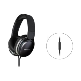 Panasonic Over-Ear Headphones (RP-HX350ME-K, Black) Panasonic Over-Ear Headphones (RP-HX350ME-K, Black)_2