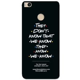The Souled Store F.R.I.E.N.D.S - They Don't Know Polycarbonate Mobile Back Case Cover for Xiaomi Mi Max 2 (69063, Black) The Souled Store F.R.I.E.N.D.S - They Don't Know Polycarbonate Mobile Back Case Cover for Xiaomi Mi Max 2 (69063, Black)_1