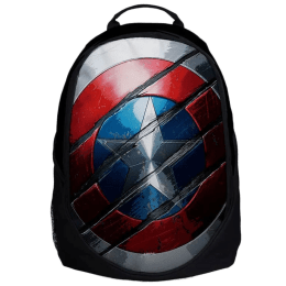 The Souled Store Captain America- Shield 25 Litres Laptop Backpack (Black) The Souled Store Captain America- Shield 25 Litres Laptop Backpack (Black)_1