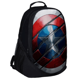 The Souled Store Captain America- Shield 25 Litres Laptop Backpack (Black) The Souled Store Captain America- Shield 25 Litres Laptop Backpack (Black)_6
