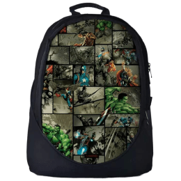 The Souled Store Marvel- Comic Pattern 25 Litres Laptop Backpack (Multicolour) The Souled Store Marvel- Comic Pattern 25 Litres Laptop Backpack (Multicolour)_1