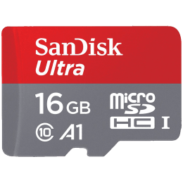 Sandisk Ultra 16 GB 3in1 Class 10 UHS-1 Youtube Memory Card (SDSQUAR-016G-GO61A, Red/Grey) Sandisk Ultra 16 GB 3in1 Class 10 UHS-1 Youtube Memory Card (SDSQUAR-016G-GO61A, Red/Grey)_1