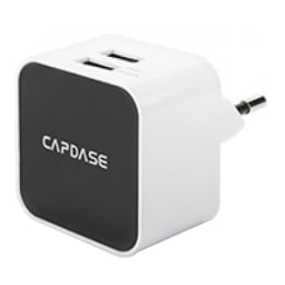 Capdase 2.4 Amp Dual USB Power Adapter (AD00-CK02-EU, White) Capdase 2.4 Amp Dual USB Power Adapter (AD00-CK02-EU, White)_1