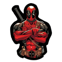 The Souled Store I Am Deadpool Sticker (Red/Black) The Souled Store I Am Deadpool Sticker (Red/Black)_1