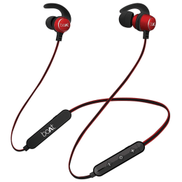 boAt Rockerz 255 In-Ear Wireless Earphone with Mic (Bluetooth 4.1, Qualcomm CSR8635 Chipset, Red) boAt Rockerz 255 In-Ear Wireless Earphone with Mic (Bluetooth 4.1, Qualcomm CSR8635 Chipset, Red)_1