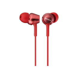 Sony EX Monitor In-Ear Wired Earphones with Mic (MDR-EX250AP/R, Red) Sony EX Monitor In-Ear Wired Earphones with Mic (MDR-EX250AP/R, Red)_1