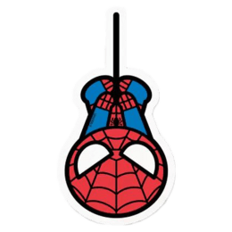 The Souled Store Spider-Man Chibi Sticker (Red/Blue) The Souled Store Spider-Man Chibi Sticker (Red/Blue)_1