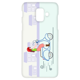 Cangaroo Cute Girl On Scooter Polycarbonate Hard Back Case Cover for Samsung Galaxy A6 (HD_SamA6_Kri_006_SCTGRL, Multicolor) Cangaroo Cute Girl On Scooter Polycarbonate Hard Back Case Cover for Samsung Galaxy A6 (HD_SamA6_Kri_006_SCTGRL, Multicolor)_1